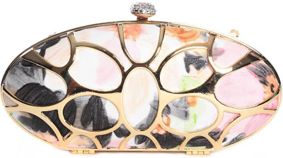 54% OFF on Eleegance 2356 Women Party Multicolor PU Clutch