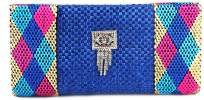 66% OFF on Saisha Women Party Multicolor Jute Clutch