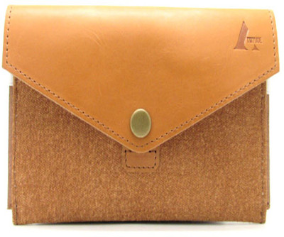 75% OFF on Attitude Mobile & Money Girls Casual Tan Leather, Canvas Clutch