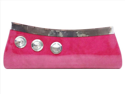 57% OFF on Regalovalle Mirror Lace Three Gems Women Party Pink Pu Clutch 57% OFF on Regalovalle Mirror Lace Three Gems Women Party Pink Pu Clutch