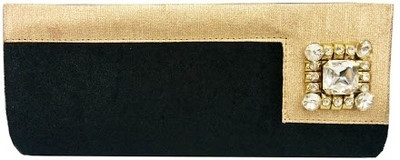 77% OFF on Angelfish Designer Girls Wedding Black Fabric Clutch