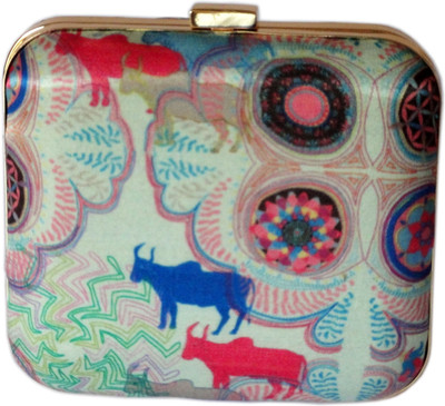 25% OFF on Tambourine Women Casual Multicolor Cotton Clutch