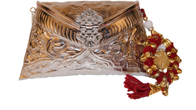 10% OFF on Ruhmet Embossed Women Party Silver Fabric Clutch 10% OFF on Ruhmet Embossed Women Party Silver Fabric Clutch