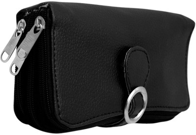 29% OFF on Magiq Women Casual Black Artificial Leather Wallet
