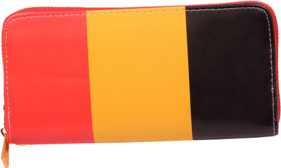 35% OFF on Tanishqq Tri Color Women Casual Multicolor Synthetic Leather Clutch
