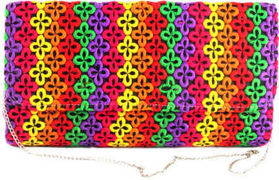 57% OFF on Saisha Women Party Multicolor Silk Clutch 57% OFF on Saisha Women Party Multicolor Silk Clutch