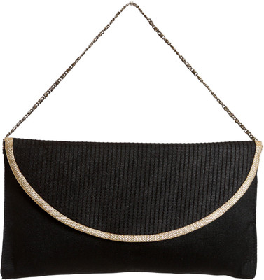 70% OFF on Flamboyance Fancy Solid Women Wedding, Festive Black Silk Clutch 70% OFF on Flamboyance Fancy Solid Women Wedding, Festive Black Silk Clutch