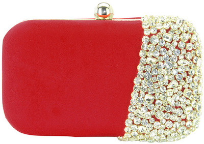 64% OFF on Saisha Women Casual Red Velvet Clutch 64% OFF on Saisha Women Casual Red Velvet Clutch