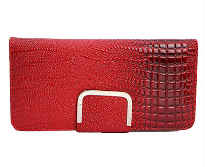 68% OFF on KolorEdge Snack Girls Casual Red PU Clutch
