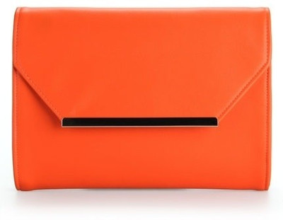 50% OFF on Elizabeth's Tailleur Color Me Messenger Women Casual Orange PU Clutch