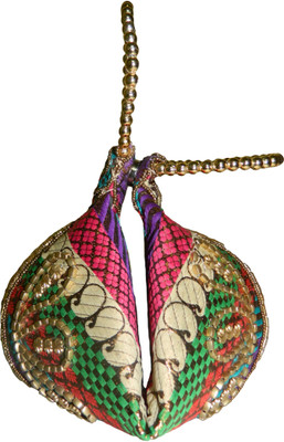 50% OFF on Rita Women Women Party Multicolor Silk Clutch 50% OFF on Rita Women Women Party Multicolor Silk Clutch