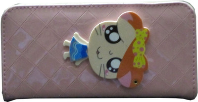 14% OFF on Acme Doll Mirror Women Party Pink Synthetic Clutch