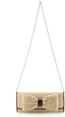 50% OFF on Elizabeth's Tailleur Glitter Mesh Women Casual Brown PU Clutch