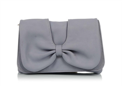 33% OFF on Butterflies Women Casual Grey PU Clutch