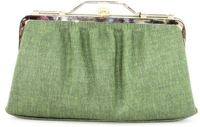 44% OFF on Myrah Women's Women Casual Green Metal Clutch