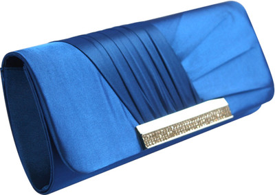 33% OFF on Inspired Livingg Crossover Women Party Blue Fabric Clutch 33% OFF on Inspired Livingg Crossover Women Party Blue Fabric Clutch