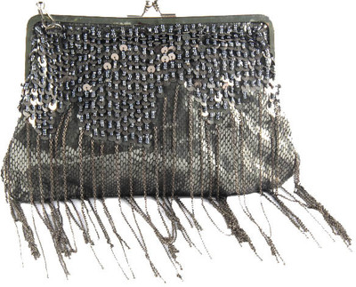 62% OFF on Favola Women Casual Black Silk Clutch 62% OFF on Favola Women Casual Black Silk Clutch