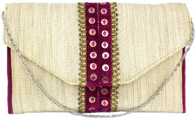 30% OFF on Craftstages Ethnic Women Casual Purple Jute Clutch 30% OFF on Craftstages Ethnic Women Casual Purple Jute Clutch