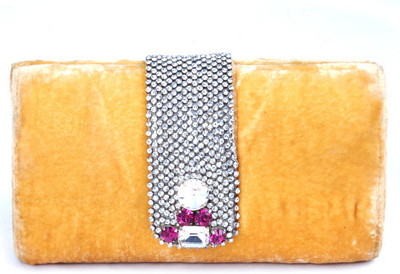 50% OFF on Favola Fairy Women Casual Yellow Velvet Clutch 50% OFF on Favola Fairy Women Casual Yellow Velvet Clutch