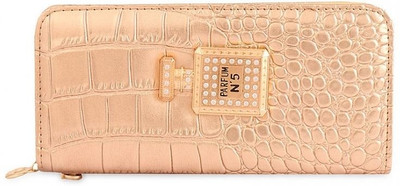 50% OFF on Circuzz Valentine No.5 Women Party Gold Genuine Leather Clutch