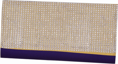 52% OFF on Bag Berry Richness of Brooch Women Casual, Party Blue Silk Clutch