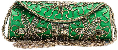 59% OFF on Vermello Designer Women Casual Green Fabric Clutch 59% OFF on Vermello Designer Women Casual Green Fabric Clutch