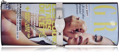 27% OFF on Advika Holi Girls Casual, Party Blue, Yellow PU Clutch