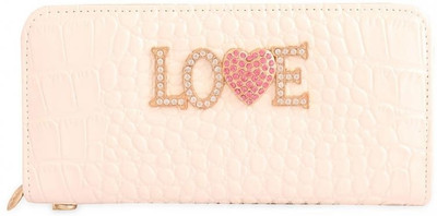 Circuzz Valentine Love Rhinestone Women Party White Genuine Leather Clutch