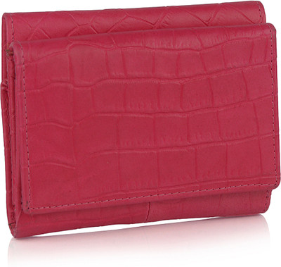 55% OFF on League Leather LL113/Red Women Casual, Party Red Genuine Leather Clutch