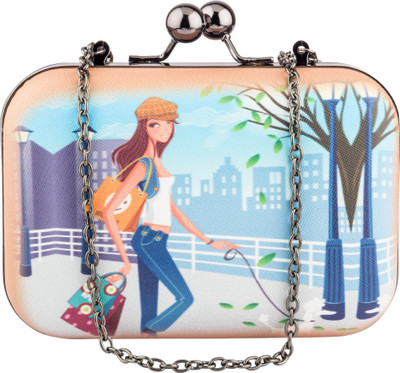 34% OFF on Lalana LC-304 Women Casual Tan PU Clutch