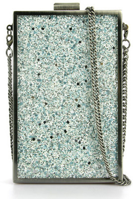 50% OFF on Elizabeth's Tailleur Plexi Glass Women Casual Blue PU Clutch