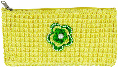 34% OFF on moKanc Women Casual, Party Yellow Silk Clutch 34% OFF on moKanc Women Casual, Party Yellow Silk Clutch
