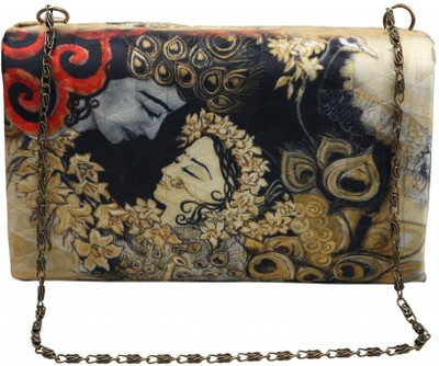 16% OFF on Daks 449 Women Casual Multicolor Cotton Clutch