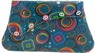 20% OFF on Grabgate Envelope Printed Girls Casual Blue Plastic Clutch