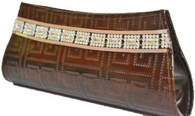 81% OFF on Glambing CL_6 Girls Casual Brown PU Clutch