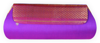 60% OFF on Glitters Soft Silk Party Wear Plain Paithani Women Party Purple Silk Clutch 60% OFF on Glitters Soft Silk Party Wear Plain Paithani Women Party Purple Silk Clutch