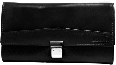 64% OFF on KLW Purse Women Festive Black Genuine Leather Clutch