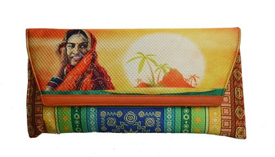 16% OFF on Fashion Jamun Women Casual Multicolor Fabric Clutch 16% OFF on Fashion Jamun Women Casual Multicolor Fabric Clutch