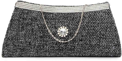 42% OFF on Kraftrush Women Casual Black Jute Clutch 42% OFF on Kraftrush Women Casual Black Jute Clutch