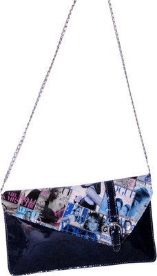 67% OFF on Shopcrats Hollywood Style Women Casual, Party Blue PU Clutch