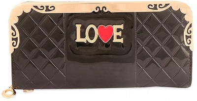 50% OFF on Circuzz Valentine Love Women Party Black Genuine Leather Clutch