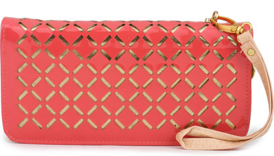 50% OFF on J.D.H. Ch-002 Women Casual Pink Artificial Leather Clutch