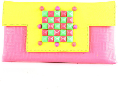 66% OFF on Saisha Women Casual Multicolor Velvet Clutch