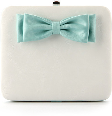 50% OFF on Elizabeth's Tailleur White Women Casual White PU Clutch