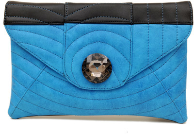 50% OFF on SG Collection Women Casual Blue Genuine Leather Clutch 50% OFF on SG Collection Women Casual Blue Genuine Leather Clutch