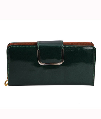 68% OFF on KolorEdge Belt Girls Casual Green PU Clutch