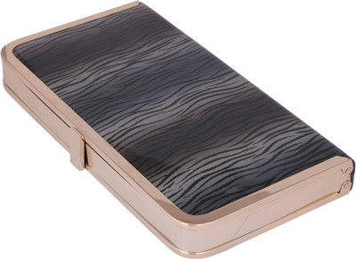 46% OFF on Vian EETI0066B Women Casual Grey Fabric Clutch