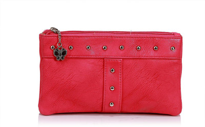 33% OFF on Butterflies Women Casual Pink PU Clutch 33% OFF on Butterflies Women Casual Pink PU Clutch