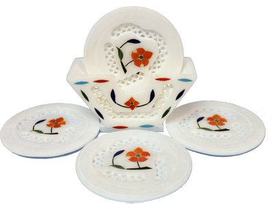 18% OFF on StonKraft Round Stone Coaster Set 18% OFF on StonKraft Round Stone Coaster Set