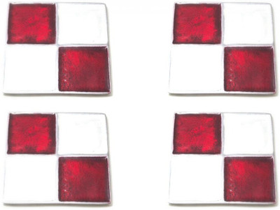 27% OFF on Creative Delights Square Metal Coaster Set